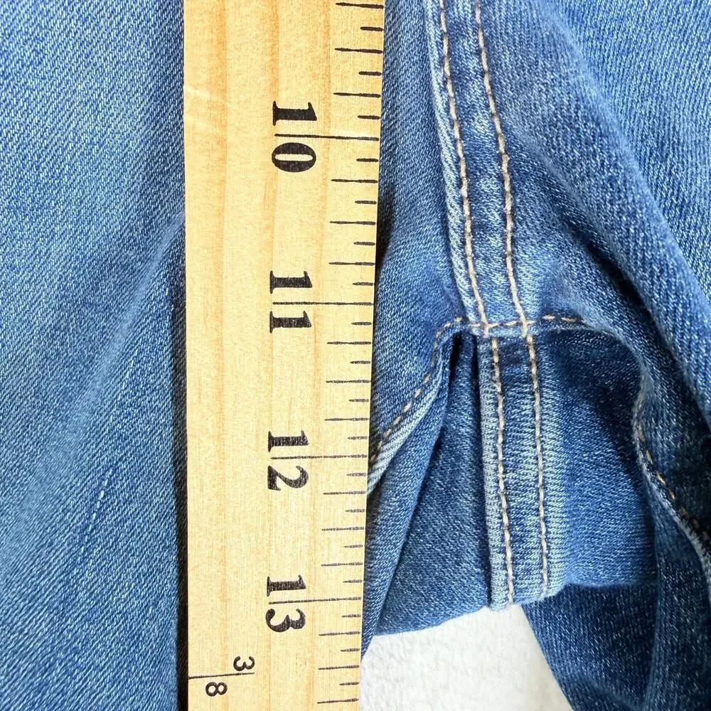 Torrid Jeggings Womens‎ 18 Reg Blue Jeans Feel the Fit Stretch Distressed Edgy